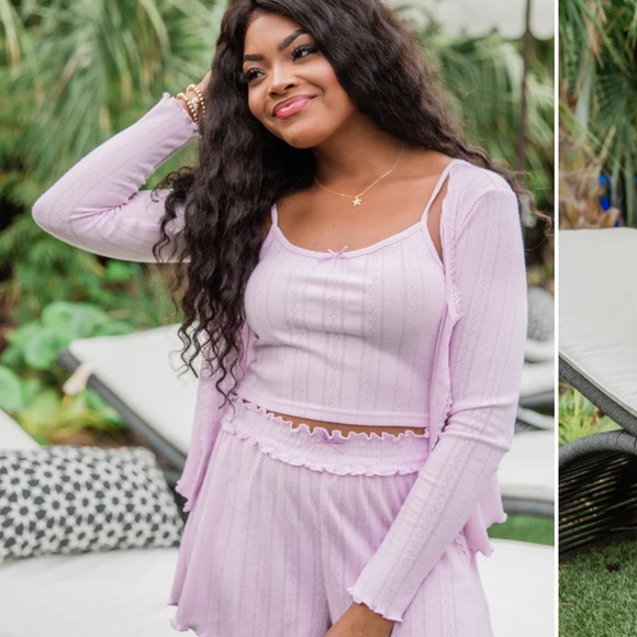 Pink Lily Other - Lavender Lounge Set (3 piece)